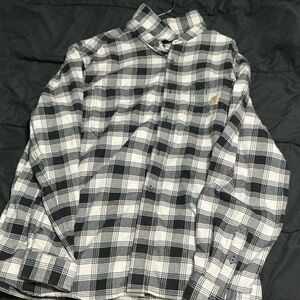 Carhartt Black and White Checkered Shirt